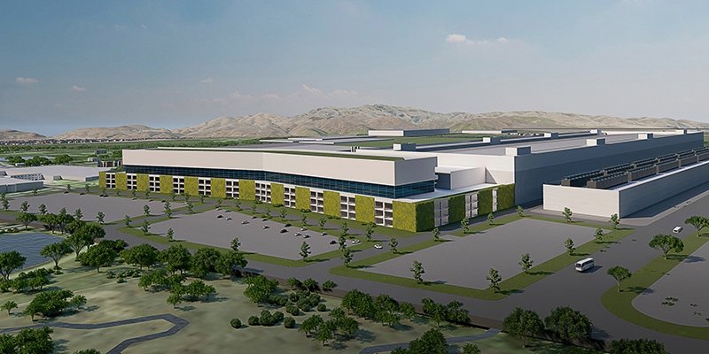 Rendering of Micron's new fab plant in Boise