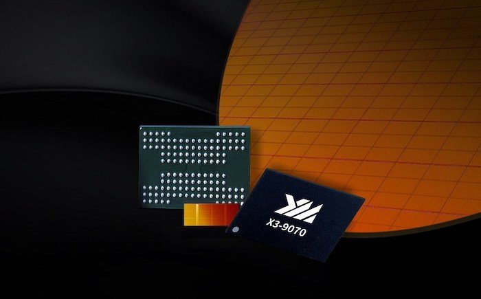 YMTC’s latest X3-9070 3D NAND chip. 