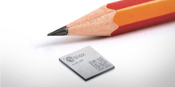 ALEX-R5 comes in a 14 mm x 14 mm package