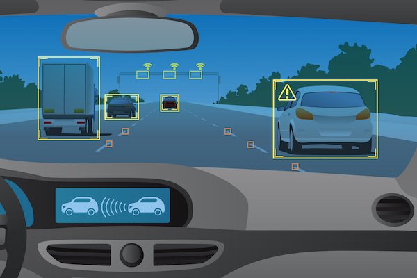 Figure 1. Advanced Driver Assistance Systems are a primary safety feature in many new automobile models. 