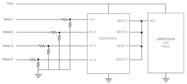 Figure 2. Typical Voltage Monitor IC Circuit