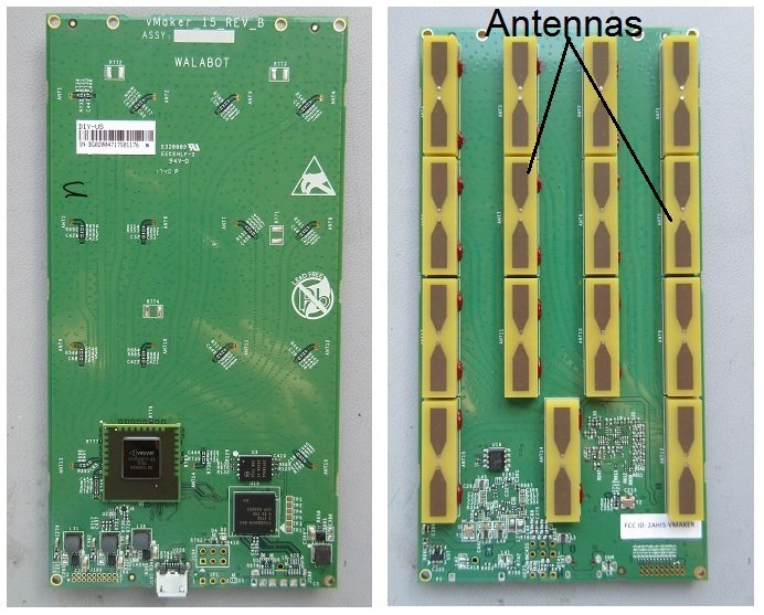 The two sides of the sole PCB. At first glance, its design appears to be only moderately complex