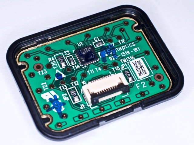 The PCB in the Trackpad
