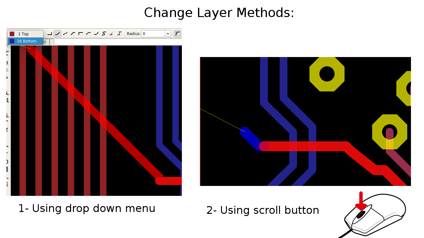 Change Layer using scroll button 