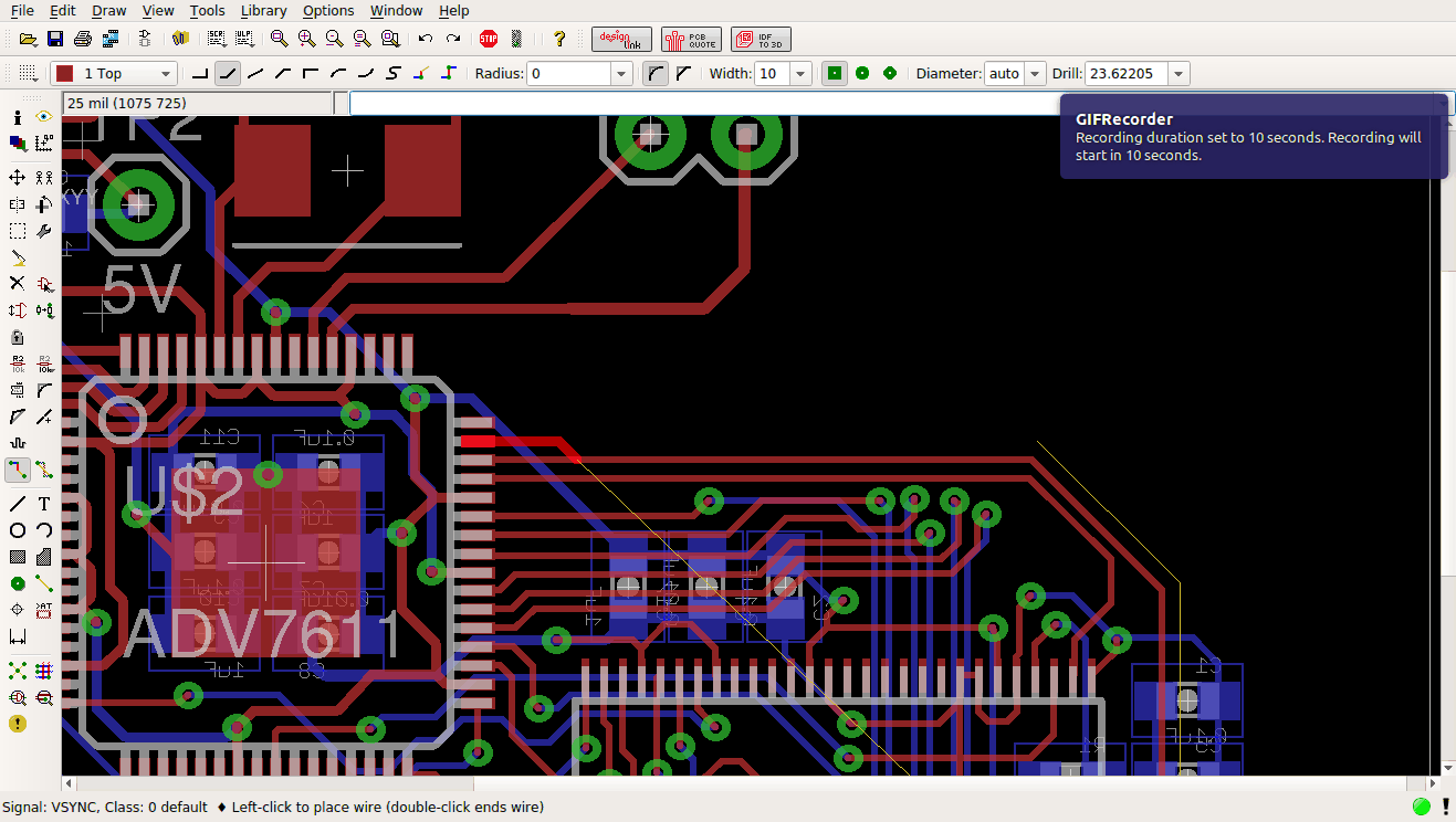 change wire width
