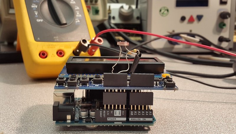 Light Meter Hardware (LDR, LCD and Arduino)