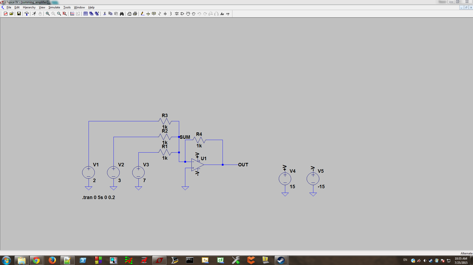 Summing Schematic