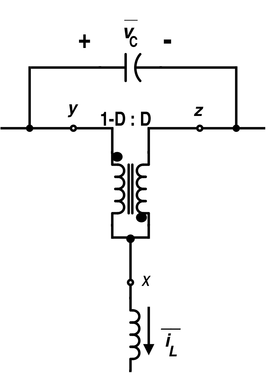 Average Circuit for Standard Switch Using an Ideal Transformer