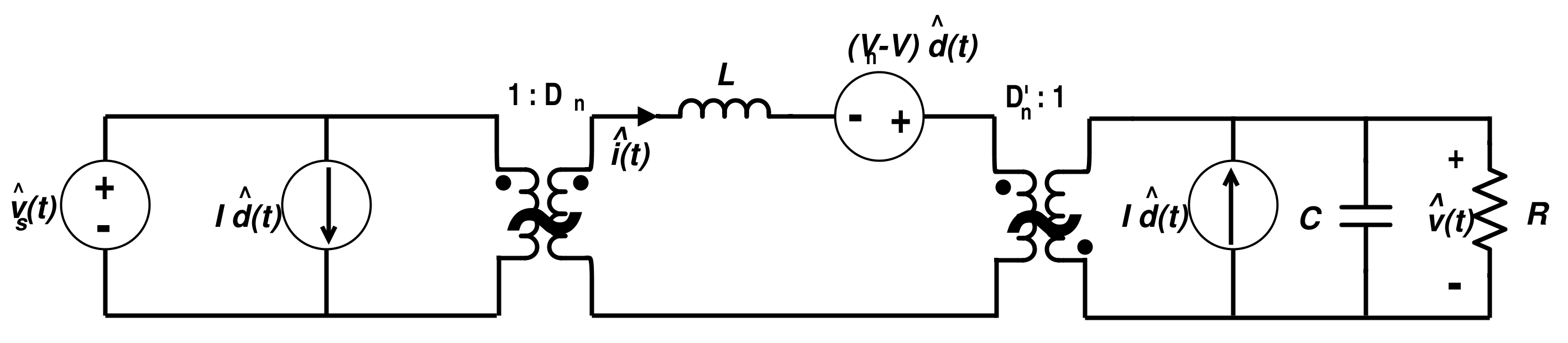 Linear Circuit Model for Buck-Boost Converter