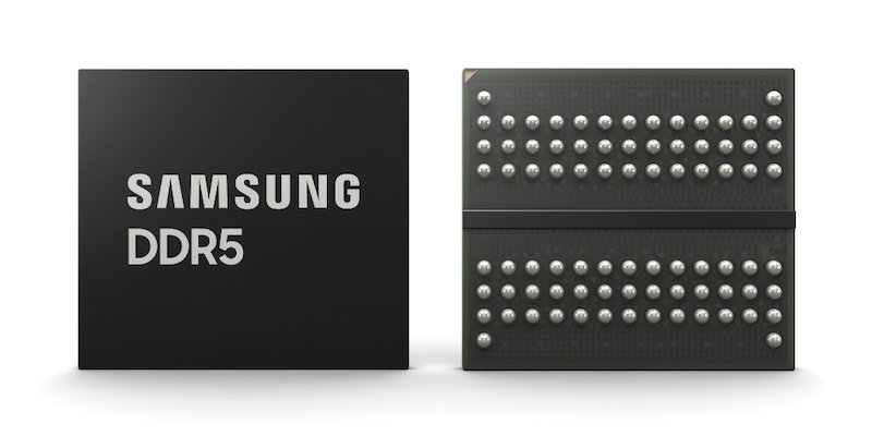 A rendering of Samsung’s newest DDR5 solution