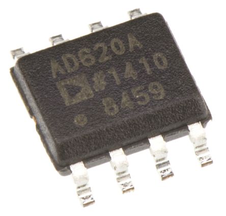 AD620ARZ,Instruments, Operational Amplifiers, Buffer Amplifiers,SP Amp INSTR Amp Single ±18V 8-Pin SOIC N Tube