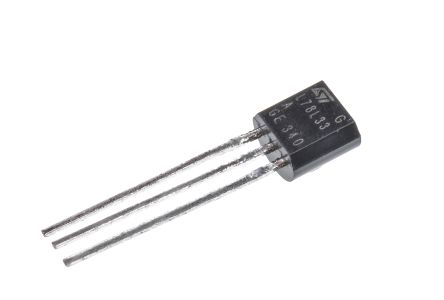 L78L33ACZ,Linear Regulator,IC REG LINEAR 3.3V 100MA TO92-3