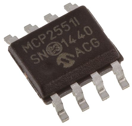 MCP2551-I/SN,Interface Controllers,IC TRANSCEIVER HALF 1/1 8SOIC