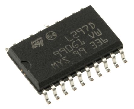 L297D,Motion Motor Controllers,IC MOTOR DRV BIPOLAR/UNIPLR 20SO