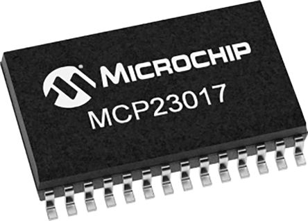 MCP23017T-E/SS,I/O Expanders,IC I/O EXPANDER 16BIT I2C 28SSOP