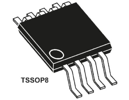 M93C46-WDW6TP,EEPROM,IC EEPROM 1KBIT SPI 2MHZ 8TSSOP