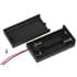 SBH-321-2A-R,Holders & Clips,Battery Holder 2-AA Wires With Cover No Switch