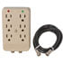 ALG242,Surge Protectors,6-Outlet Surge Suppressor with Coax Protection