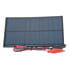 130x85mm,Solar Panels,6 Volts 270 mA 1.6 Watt Solar Panel with Alligator Clips