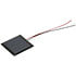 ZW-5050-3V,Solar Panels,Glass Solar Panel 3V 120mA 50x50mm 15cm Wires