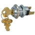 IG-406D-2341,Keylock,Round SPST OFF-ON Keylock Switch