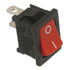 R13-66A-R-02-R,Rocker,Rocker Switch SPST ON-OFF Red Button with Marking 15A@125V 8A@250V