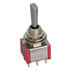 T203T6B6A1QN,Toggle,Miniature Toggle Switch Double Pole Double Throw DPDT (STM203F1) ON-OFF-ON 120VAC 5A 1/4 Inch Mount