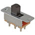 35-222-BU,Slide,DPDT Slide Switch ON-ON Double Pole Double Throw Extended Top Slide 6A 250VAC