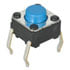 B3F-1026,Tactile,Switch Tactile N.O. SPST Flat Plunger PC Pins 0.05A 24VDC 4.9N Thru-Hole Bag