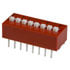 78B08S,DIP,DIP Switch 8 Position Raised Slide SPST 2.5mm Pitch