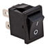 R13-73A2-B-02-R,Rocker,Rocker Switch R13-73A2-B-02 Double Pole Single Throw 12 Amp On Off Black