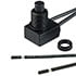 40-4526-00,Pushbutton,Pushbutton Switch SPST Black Button 14V 5A Standard Rear Panel Mount Wire Leads