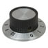 RN-114A-R,Metal/Aluminum,Knob 1/4" Shaft 36Mm Rn-114A Black/Aluminum Number Dial