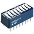 435640-5,DIP,DIP Switch Single Pole Single Throw 8 Raised Rocker PC Pins 2.54mm Through Hole