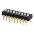 210-9,DIP,Black Standard Slide-Raised 9 Position DIP Switch