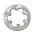 4ITLW,Flat Washers,Washer Internal Tooth #4 Zinc Plated Steel