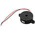 TP412812-1,Buzzers, Piezo,Piezo Transducer Buzzer 2800 Hz 12V 7mA 100dB Panel Mount Flange Wire Leads