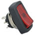 R13-228B-05-BRR-N1,Rocker,SPST OFF-ON Panel Mount Red Illuminated Rocker Switch