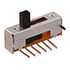 SLB1470R,Slide,Slide Switch SP4T ON-ON-ON-ON 300mA 125VAC 30VDC Through Hole Right Angle