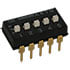 210-5,DIP,SPST 5 Position DIP Switch Through Hole 25mA 24VDC