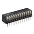 206-12,DIP,DIP Switch 12 Position Standard Slide Raised 24-Pin