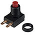 40-1672-02,Pushbutton,Pushbutton Switch SPST Red Button 14VDC 2A Standard Rear Panel Mount QC 0.110"