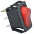 103-R13-238B-01R-EV,Rocker,SPST ON-OFF Panel Mount Red Illuminated Rocker Switch