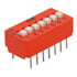 206-7,DIP,DIP Switch 7-Position Standard Slide Raised