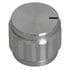 45KN032-R,Metal/Aluminum,Knob 1/4" Shaft Round Aluminum with Set Screw .87"x.75"