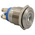 MPI001/TERM/BL,Pushbutton,Anti-Vandal Pushbutton Switch SPST-NO Momentary OFF-(ON) 50mA 24VDC Illuminated Blue Screw Terminal