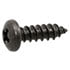 4-400X3/8STS,Screws, Nuts & Washers,Phillips Oval Head Tapping Screw #4 x 0.375"L Steel