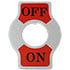 LP-OFF/ON,Accessories,Switch Plate Legend Red OFF ON