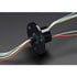 736,Motor Accessories,Slip Ring with Flange - 22mm diameter 6 wires 240V/2A max