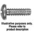 8C25MSP13,Screws, Nuts & Washers,8-32 x 1/4" Slotted Pan Head Screw